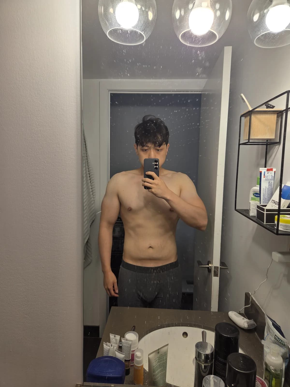 Founder mirror check-in during the middle of a long cut