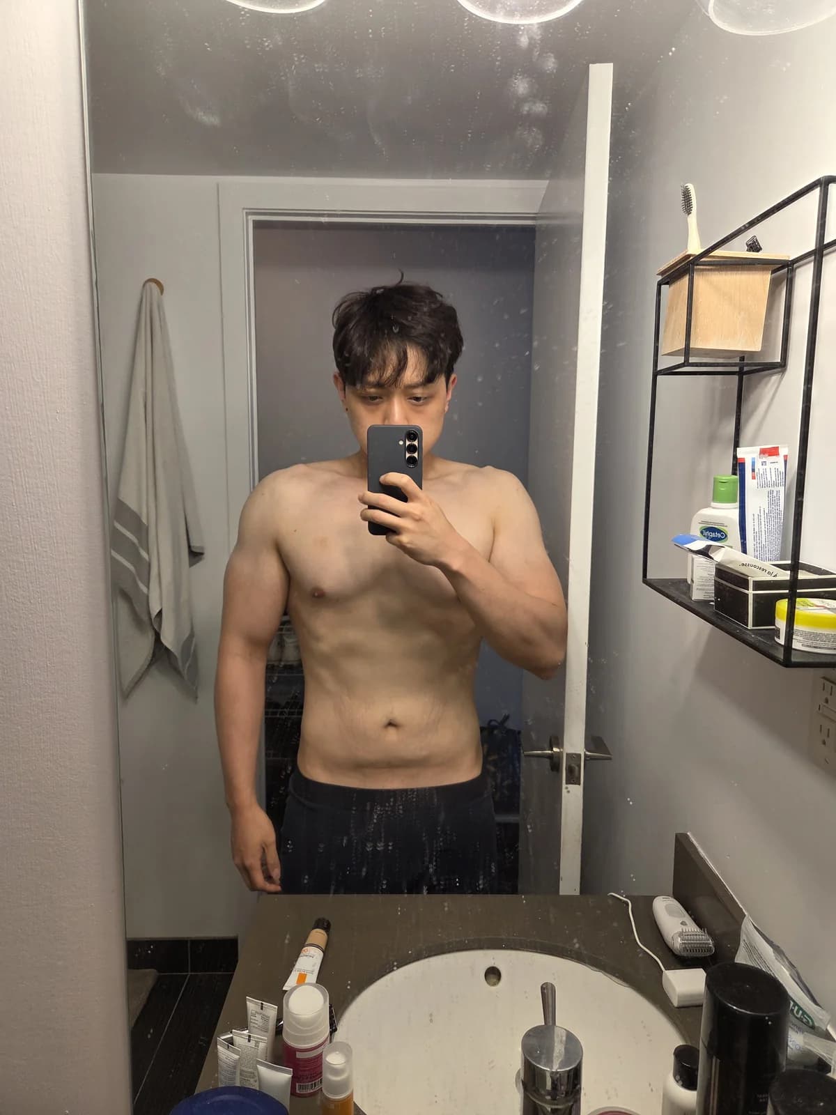 Founder mirror check-in after a difficult weekend weigh-in